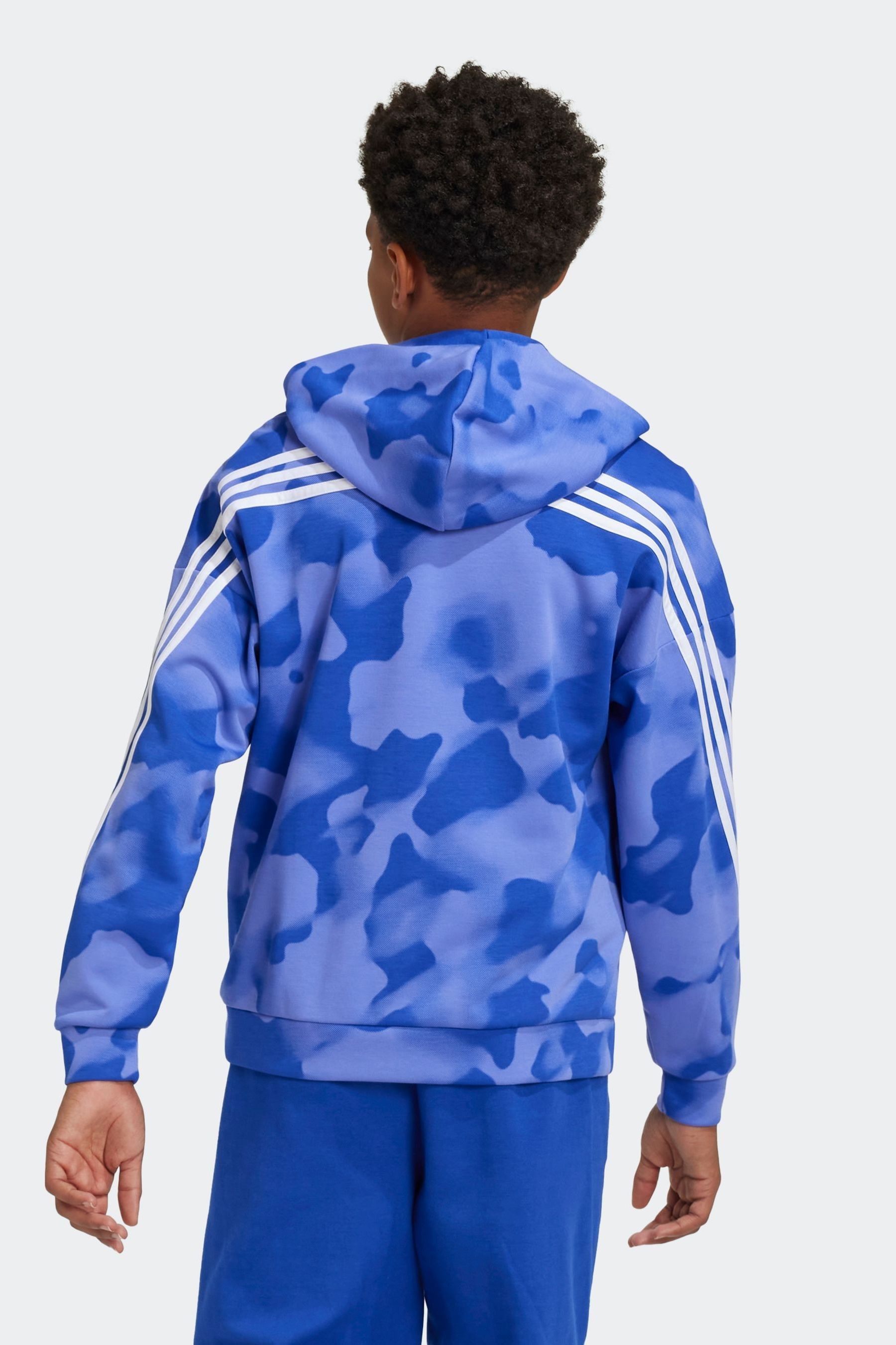 Adidas blue camo hoodie new arrivals