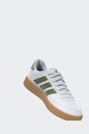adidas White Courtblock Trainers - Image 10 of 18