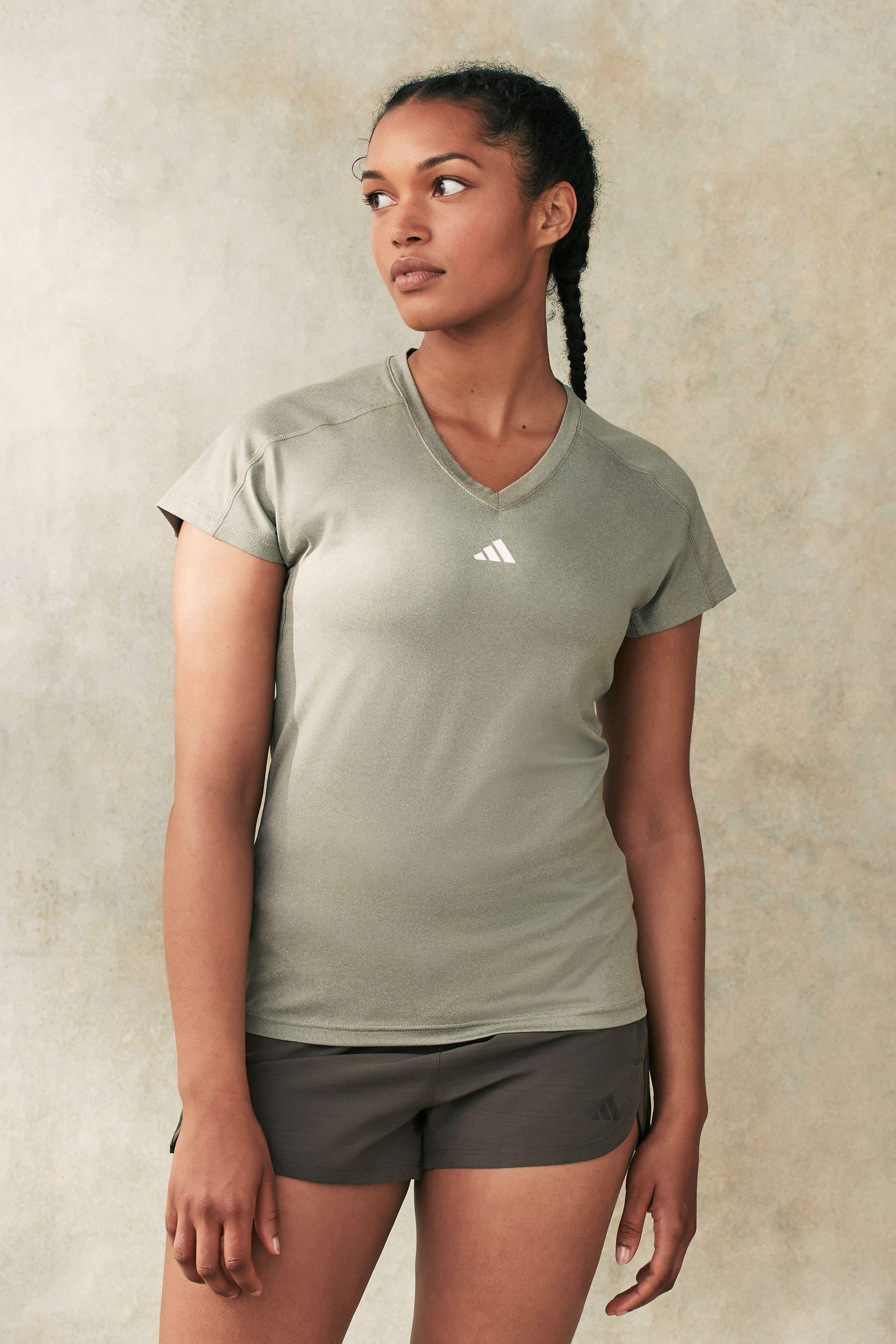 Light green adidas t shirt sale