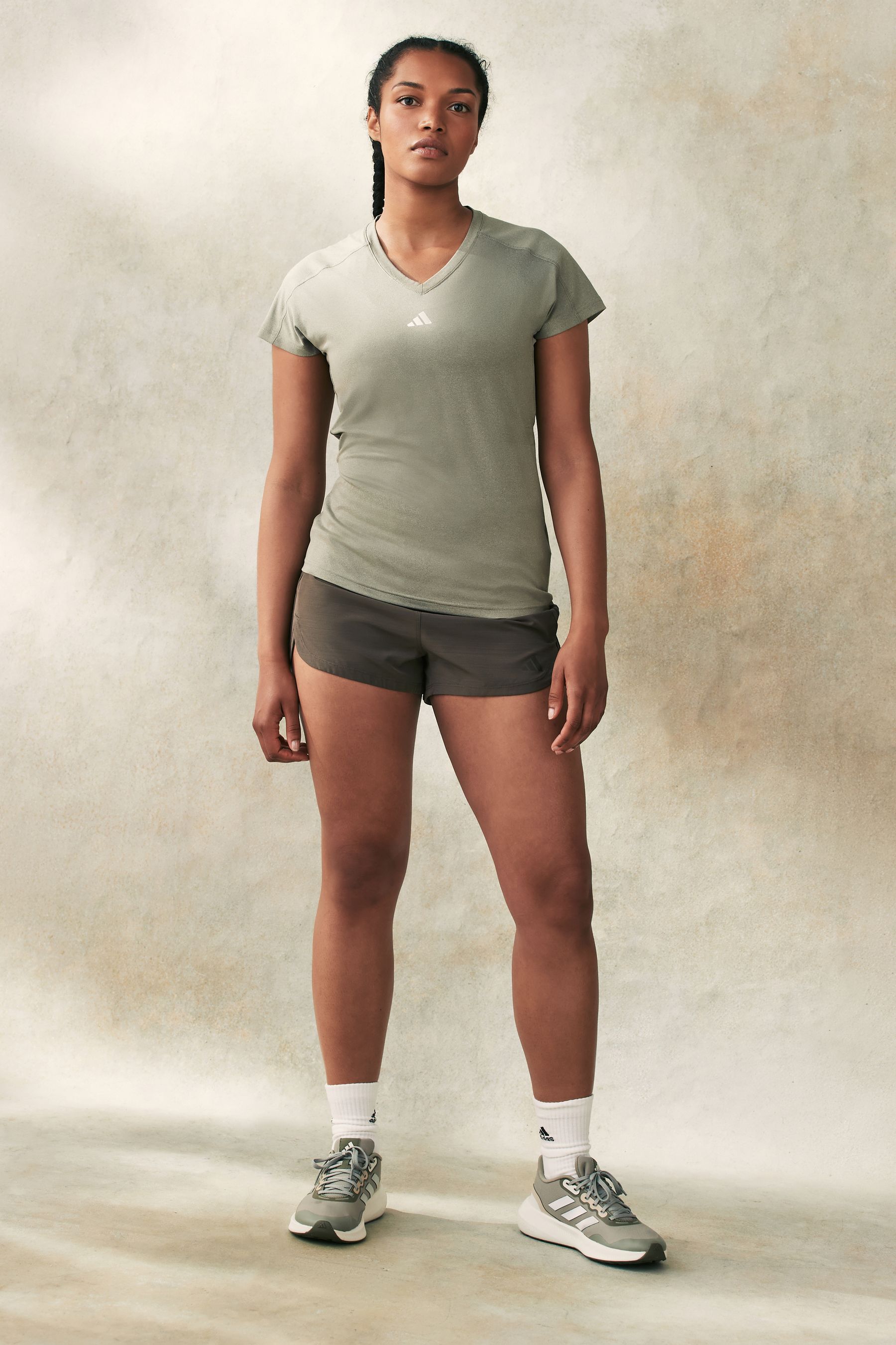 Light green adidas t shirt sale