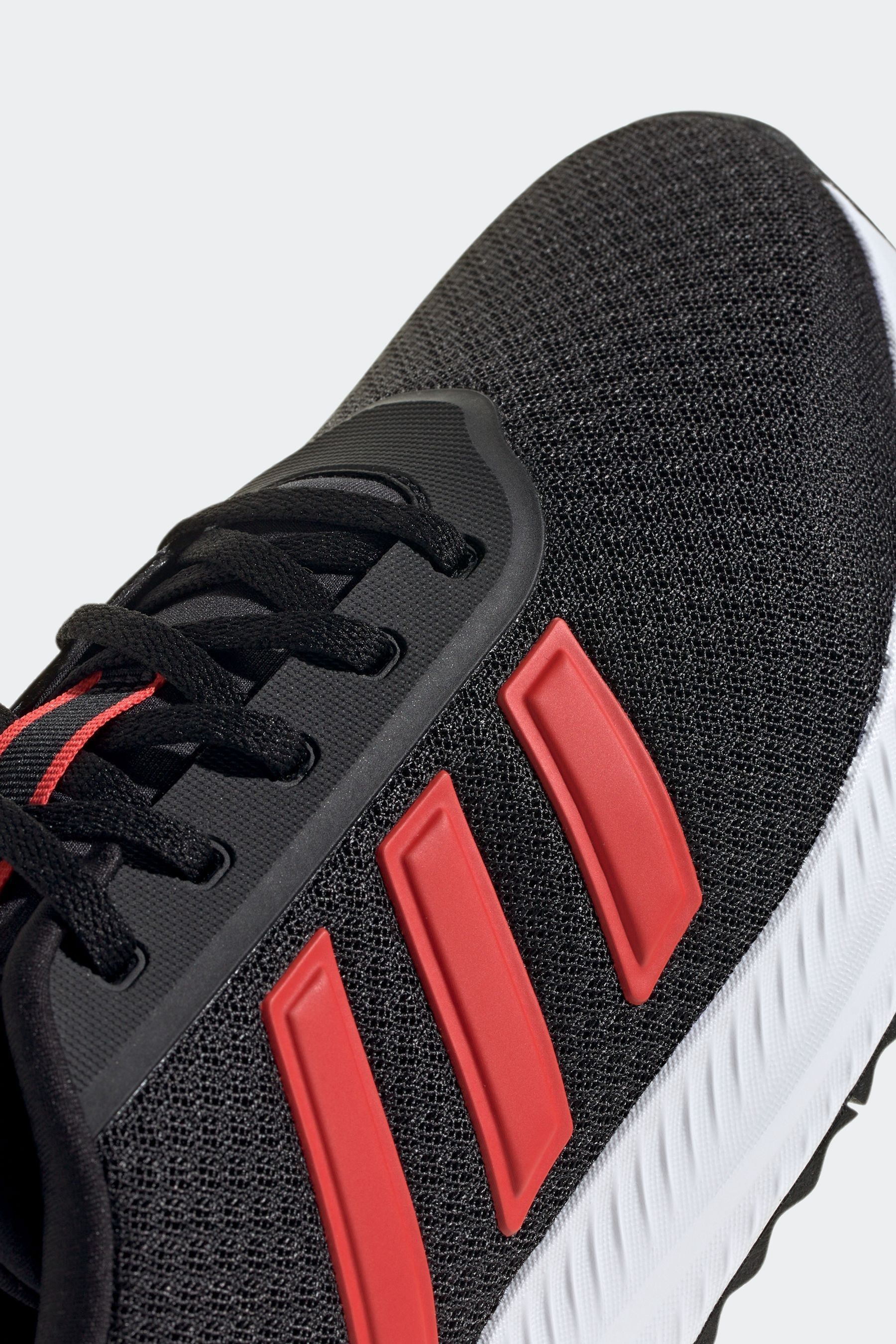 Red black adidas trainers online