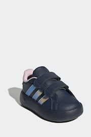 adidas Blue Kids Grand Court 2.0 Shoes - Image 3 of 8