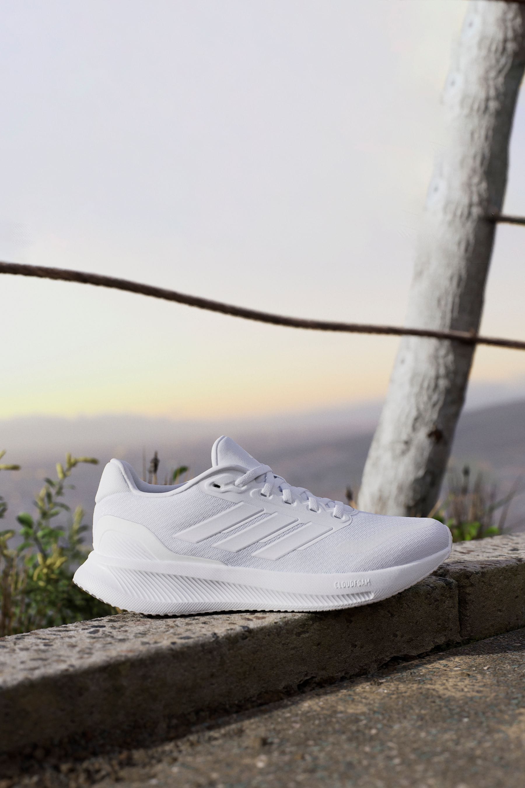 Adidas run falcon weiß cheap