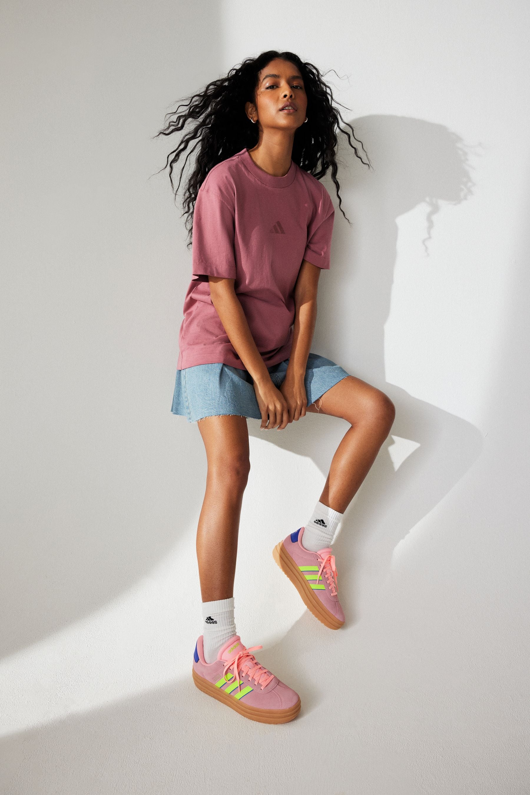 Adidas vl court 2. pink on sale