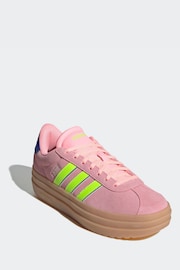 adidas Pink Vl Court Bold Trainers - Image 6 of 13