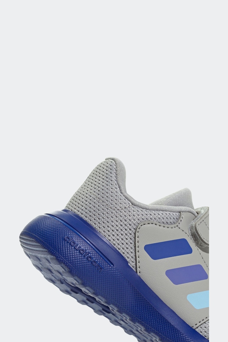 adidas Grey/Blue Infant Tensaur Run 3.0 Trainers - Image 9 of 9