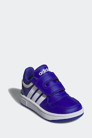 adidas Blue Hoops Shoes - Image 3 of 8