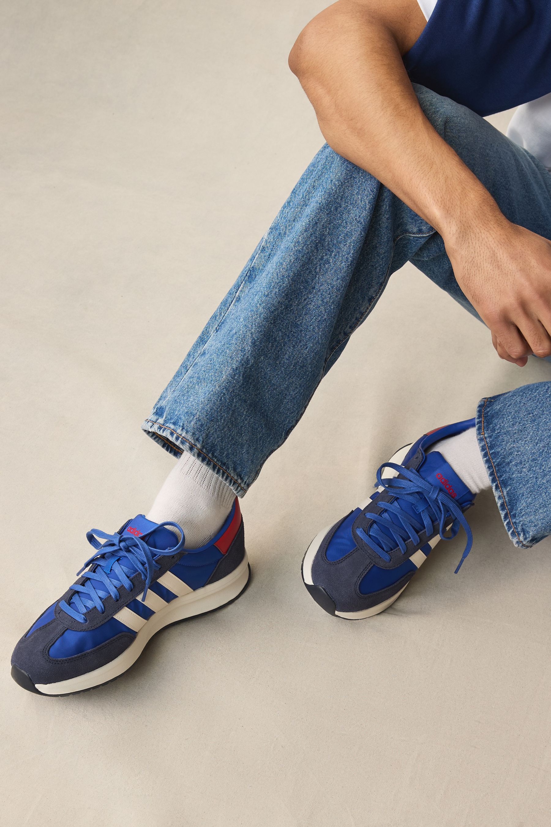 Adidas 70s dark blue discount