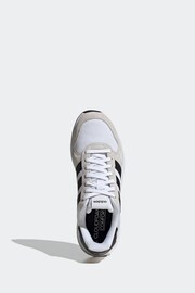 adidas White Run 84 Trainers - Image 5 of 8