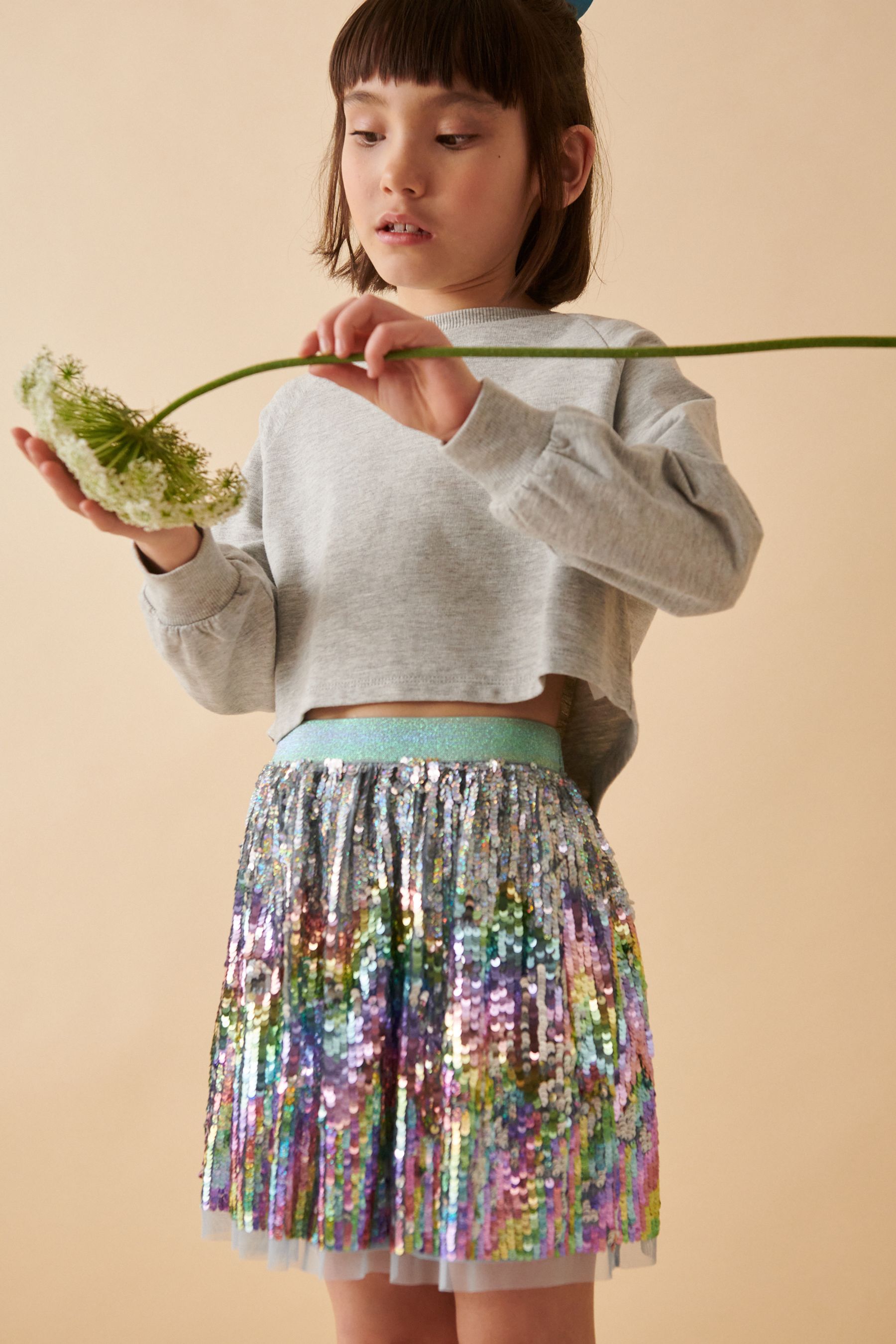 Rainbow skirt french connection hot sale
