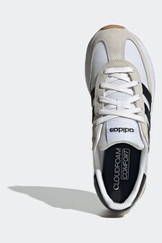 adidas White RUN 72 Trainers - Image 3 of 12