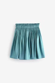 Teal Blue Metallic Skirt (3-16yrs) - Image 1 of 3
