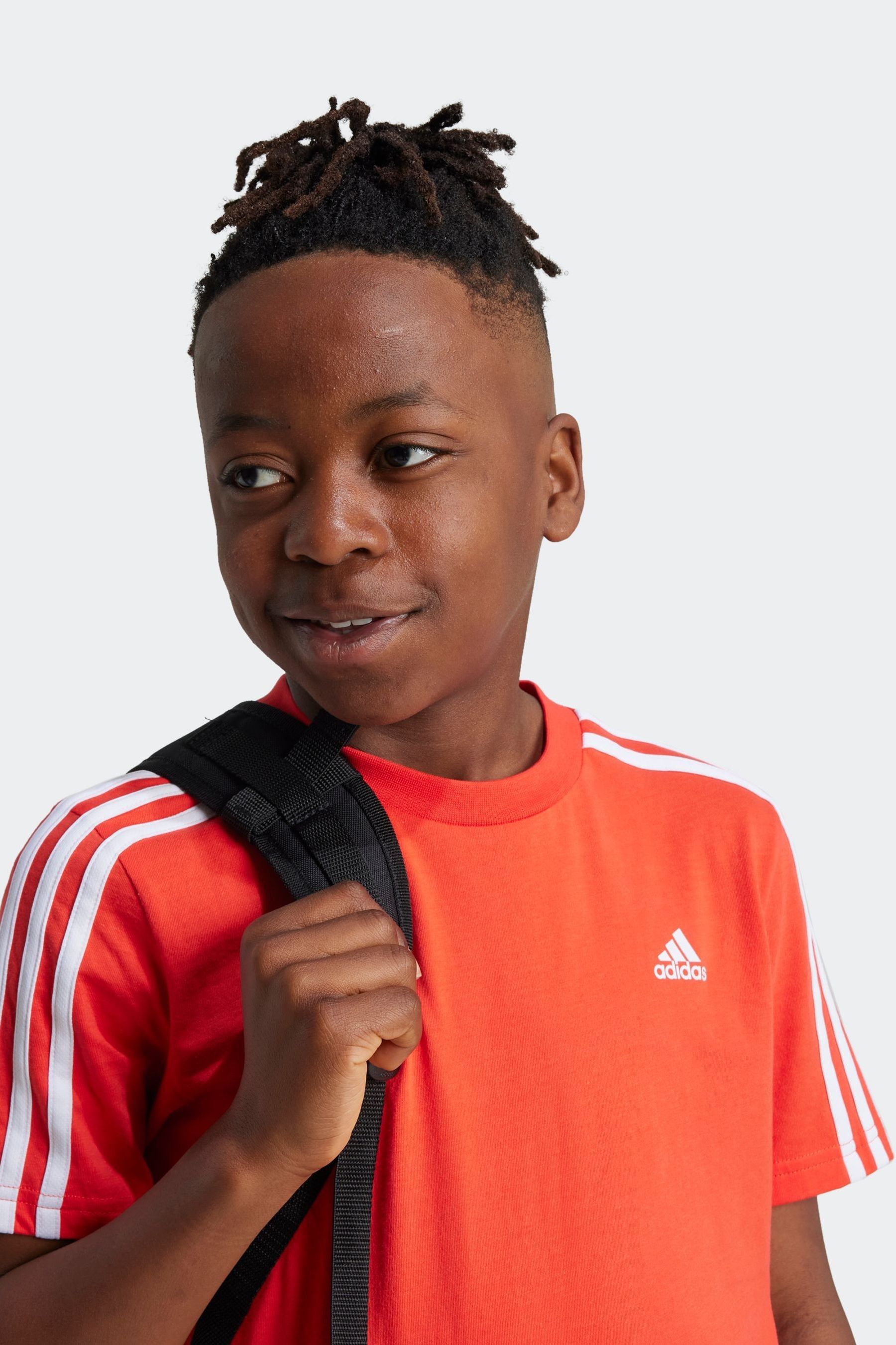 Buy adidas Orange Essentials 3 Stripes 100 Cotton T Shirt from Next Canada