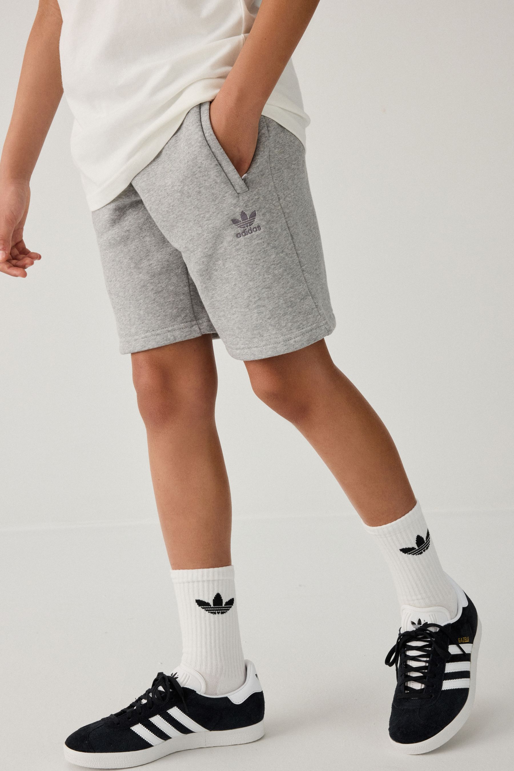 Adidas fleece shorts junior on sale