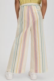 Reiss Multi Cleo Senior Linen Drawstring Trousers - Image 5 of 6