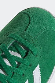 adidas original Green Kids Gazelle Trainers - Image 9 of 9