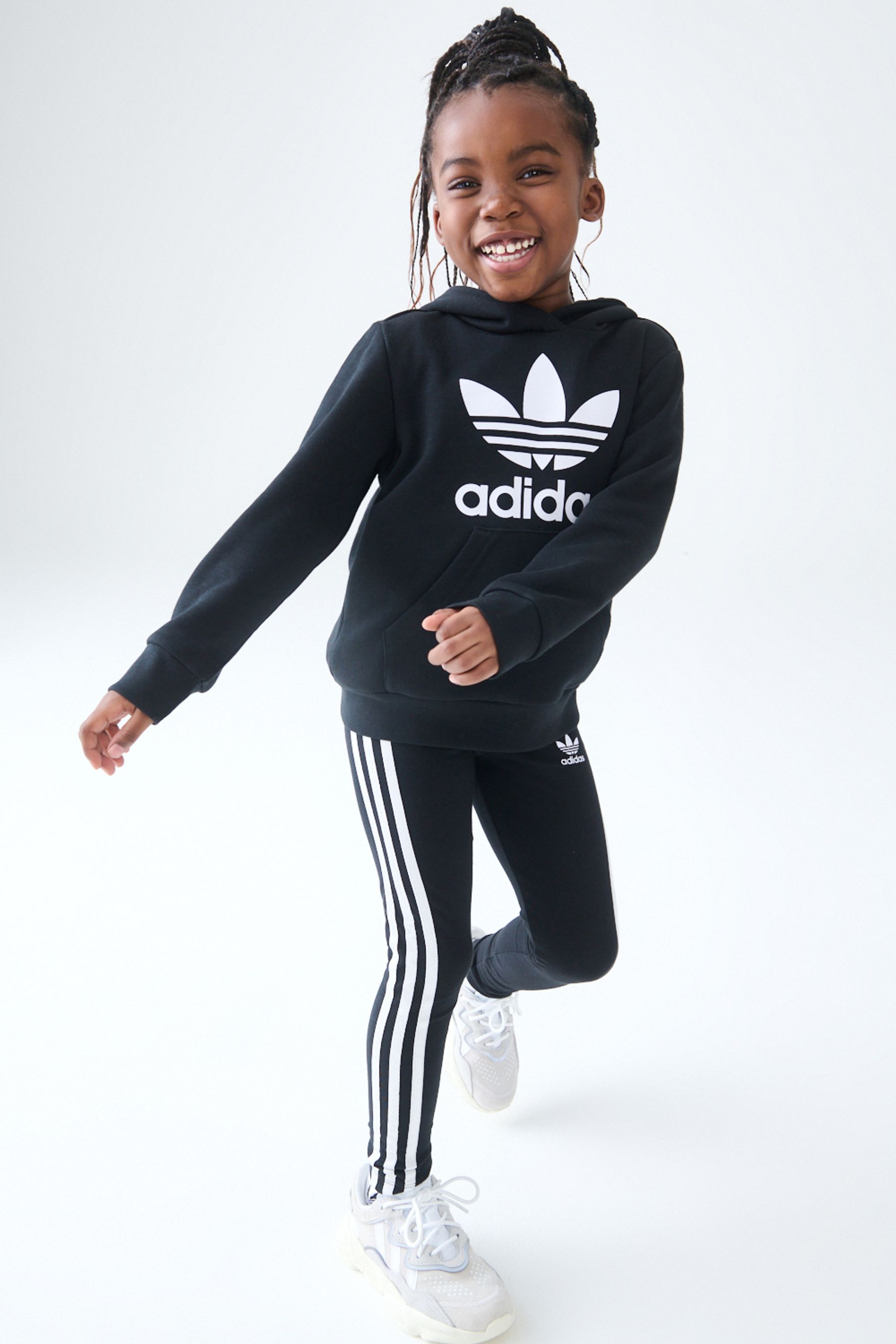 Buy adidas Originals Black Hoodie And Leggings Set from Next Saudi Arabia