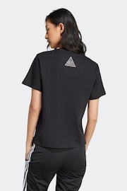 adidas Black Tiro T-Shirt - Image 2 of 7