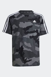 adidas Grey 100% Cotton Camo T-Shirt - Image 6 of 6