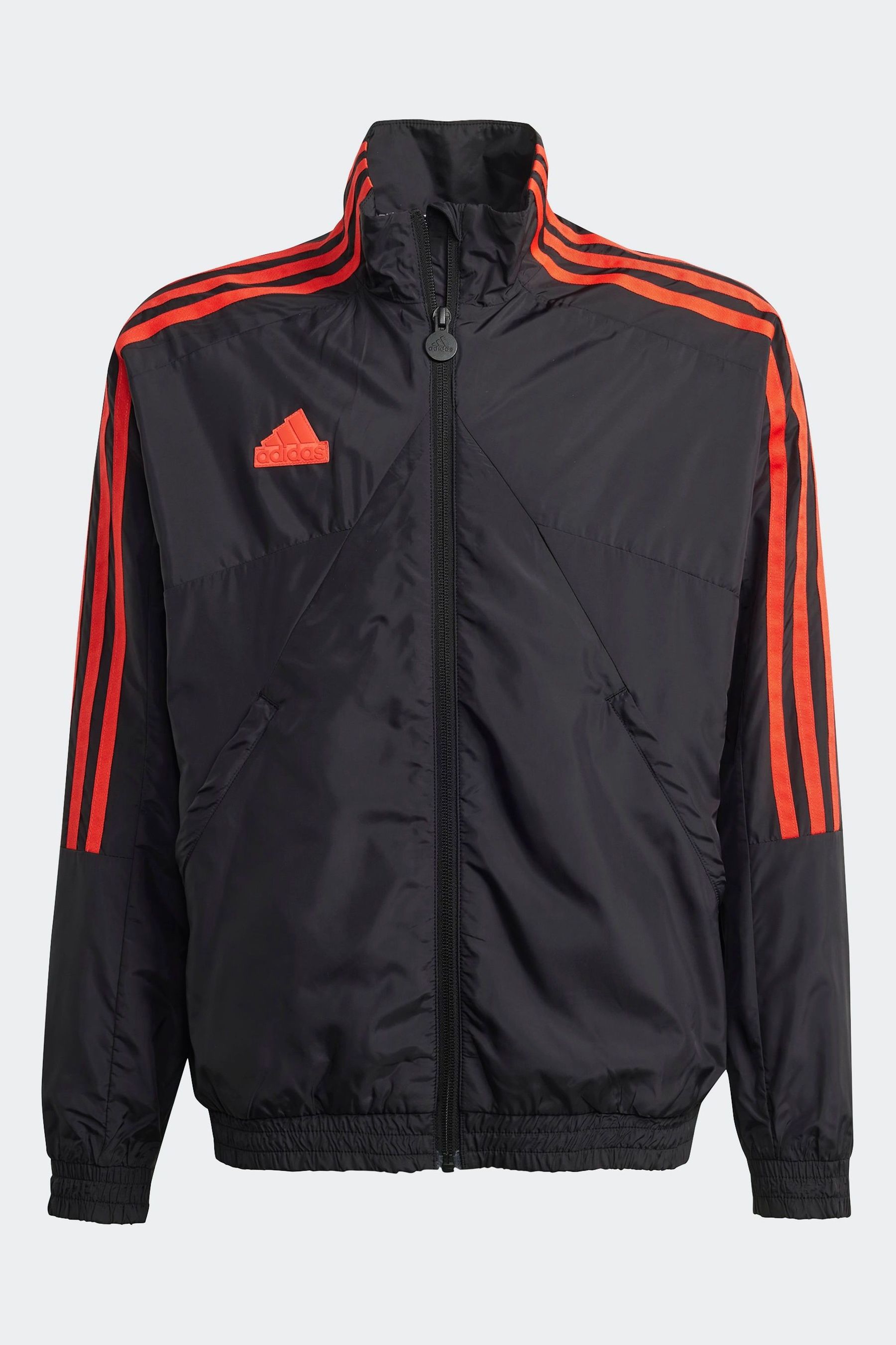 Orange and black adidas jacket shop