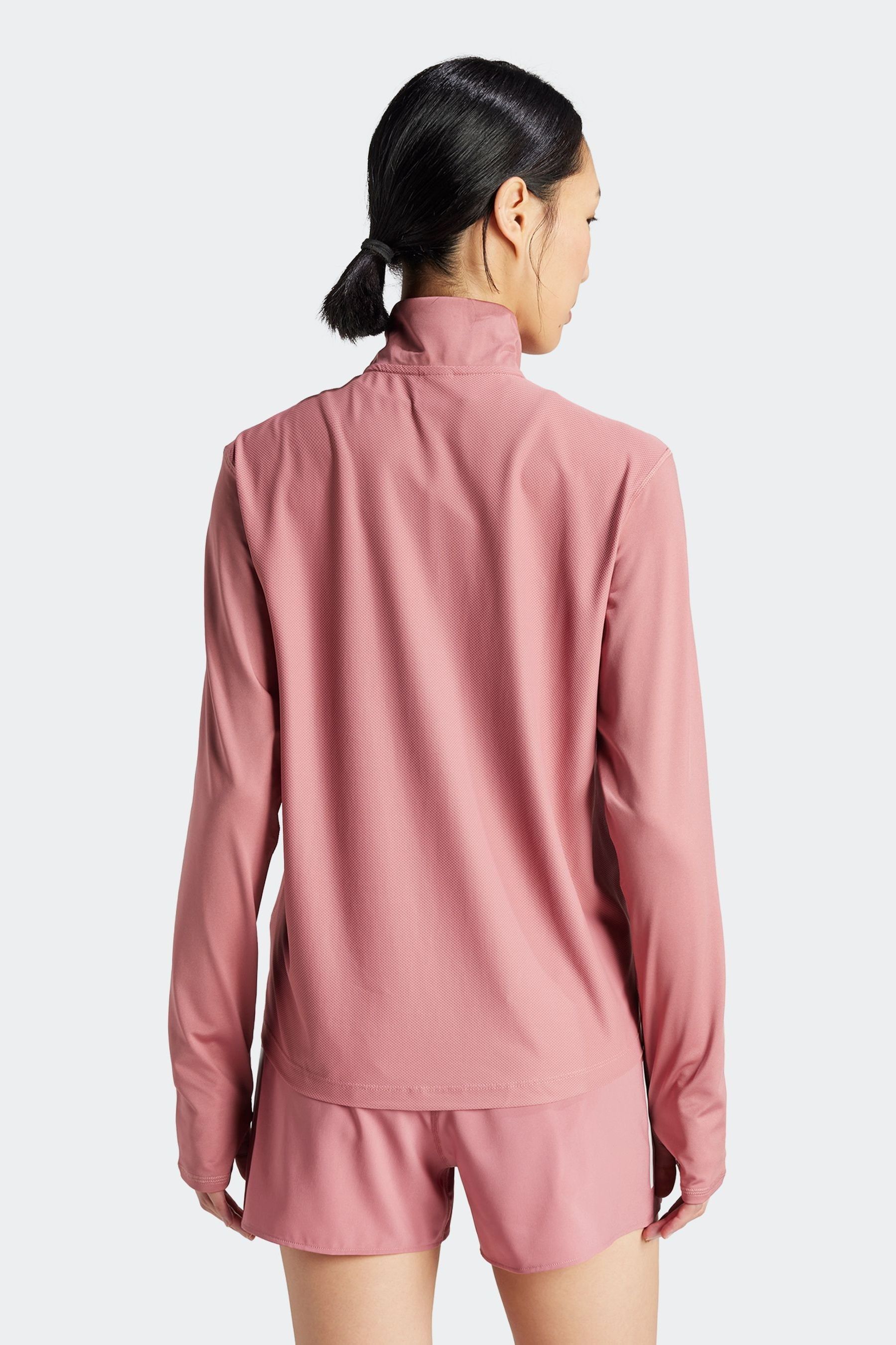 Adidas own the run jacket pink clearance