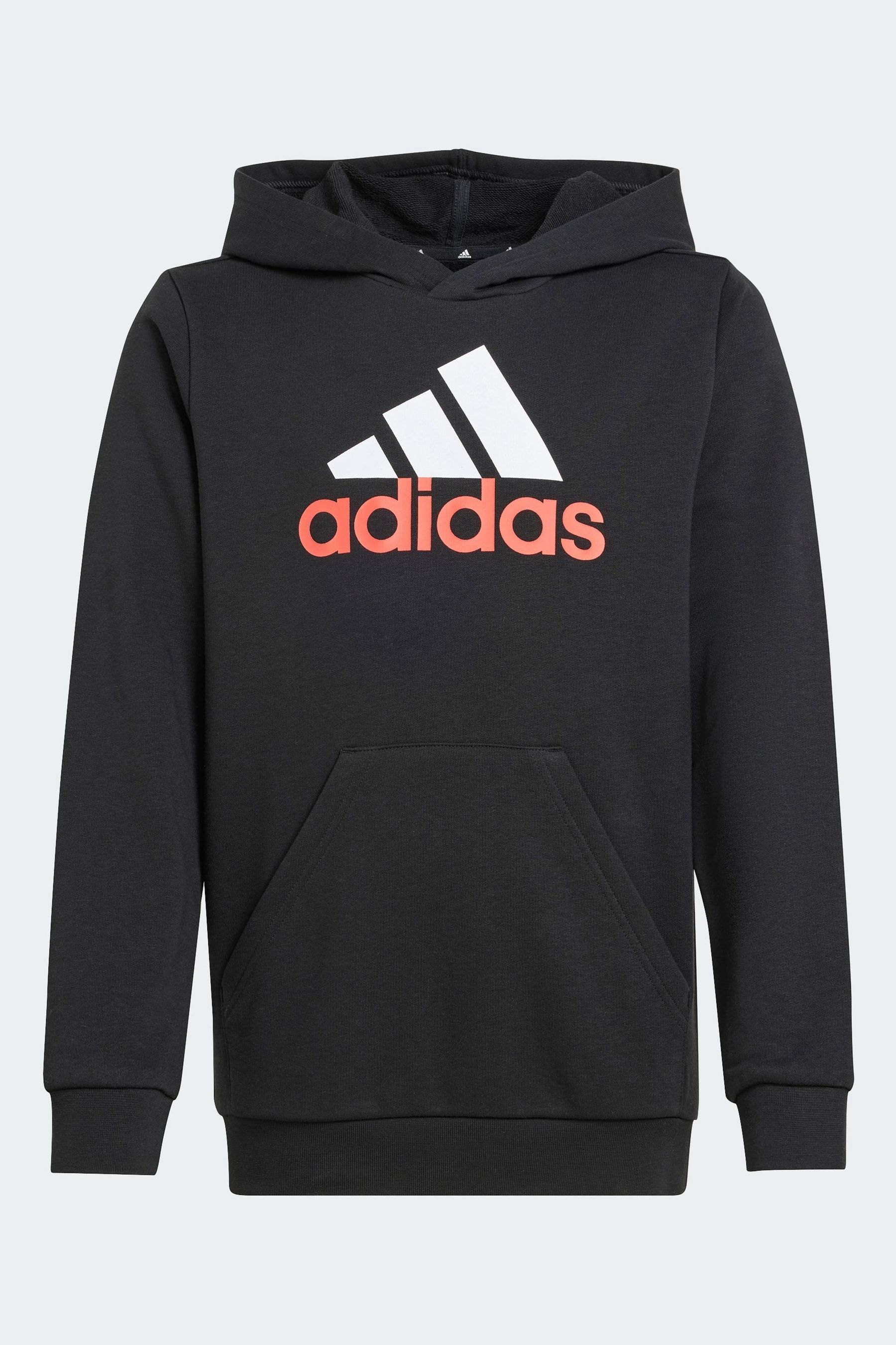 Adidas hoodie big logo on sale