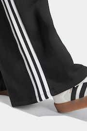 adidas Originals Black 3-Stripes Wide Leg Joggers - Image 5 of 6