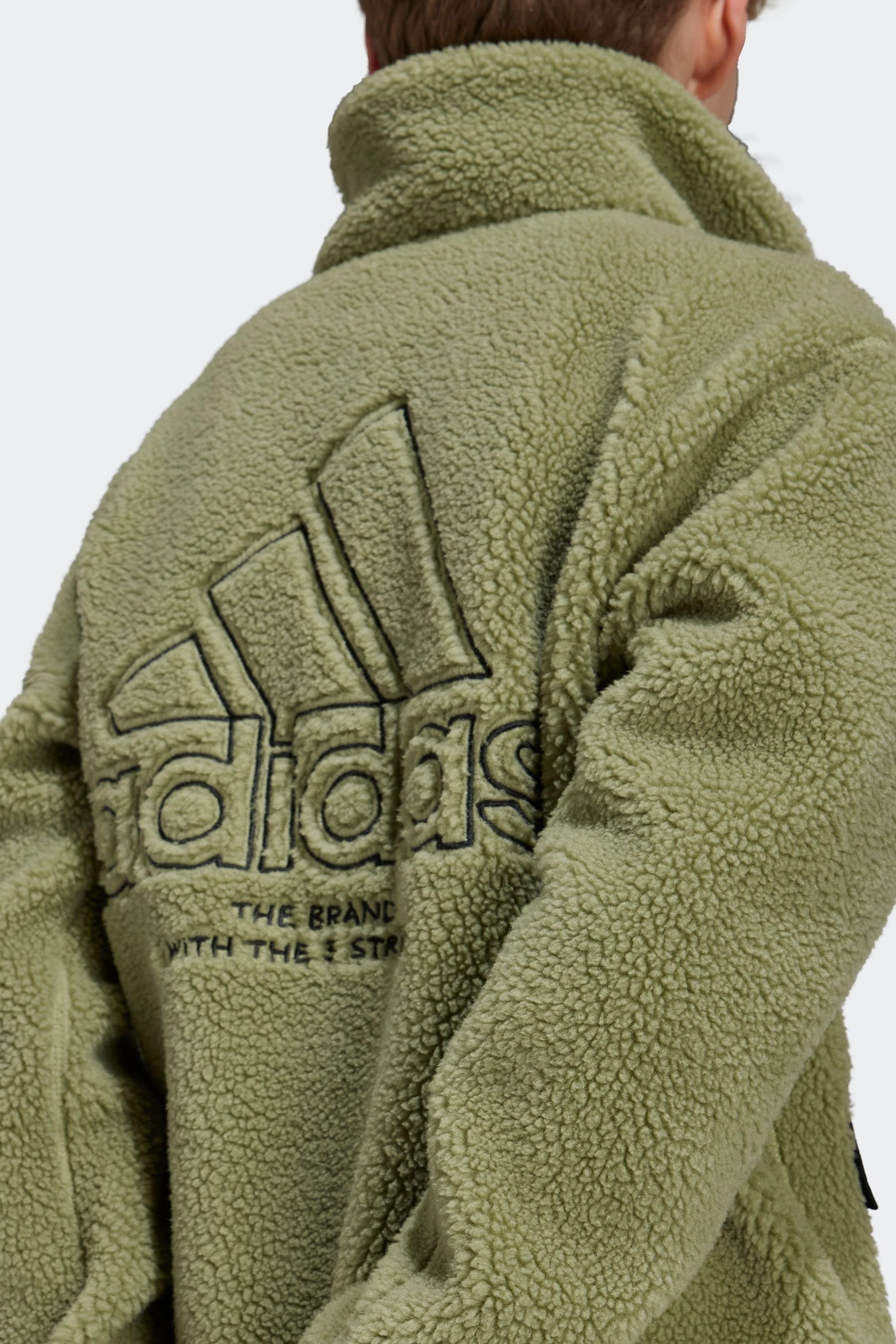 Buy adidas Green Sherpa Fleece Jacket from Next USA