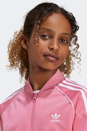 adidas Originals Pink Kids Adicolor SST Track Top - Image 5 of 6