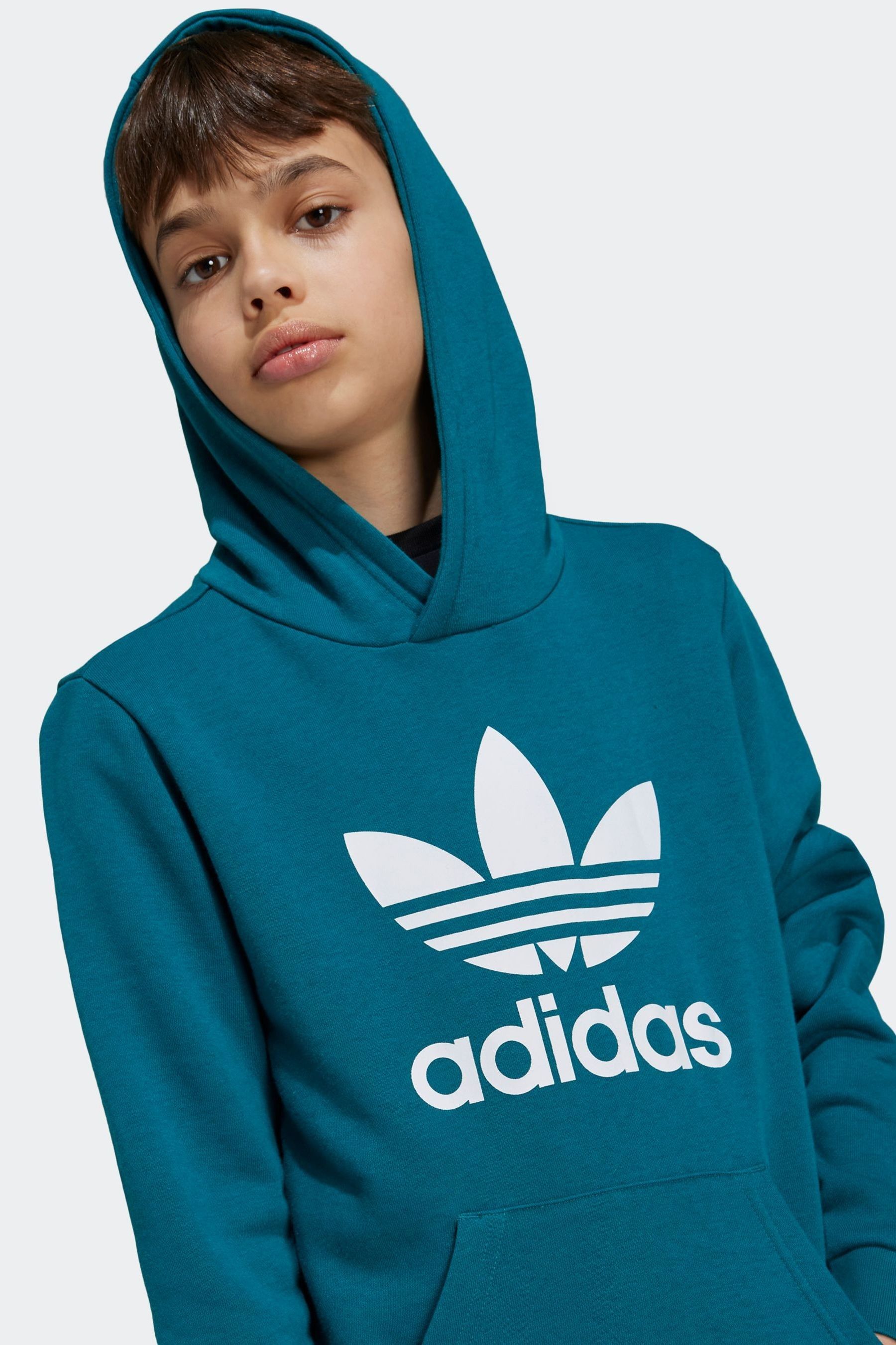 Women's trefoil hoodie green new arrivals
