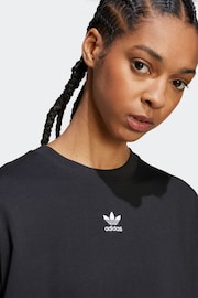 adidas Originals Black Boyfriend 100% Cotton Essential T-Shirt - Image 5 of 7