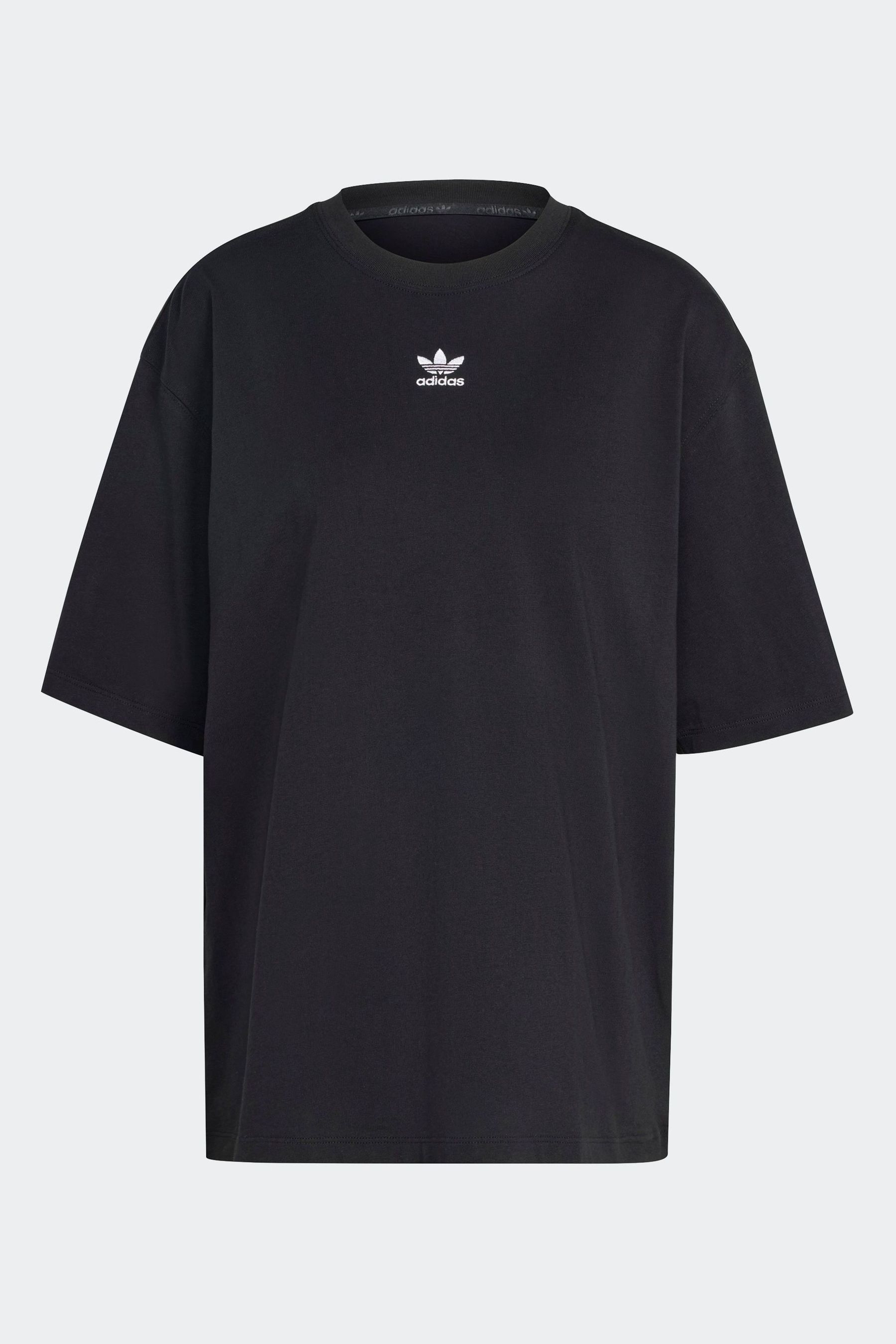 Adidas originals black t shirt clearance