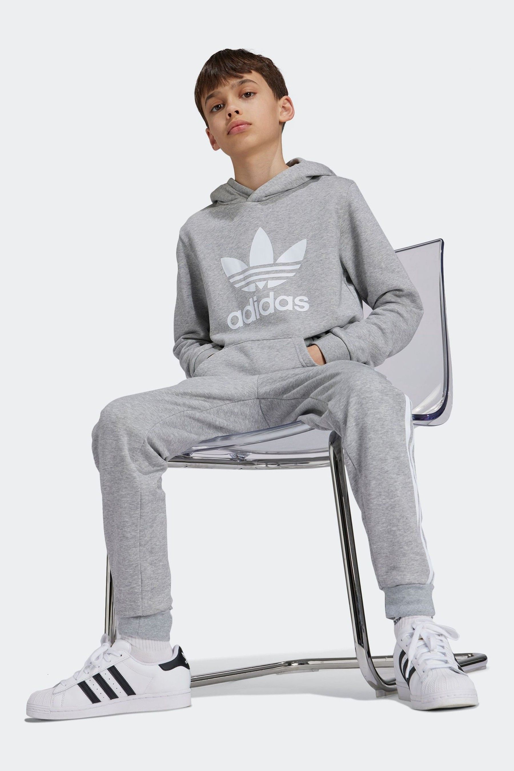 Buy adidas Kids Originals Trefoil Hoodie from Next Ukraine