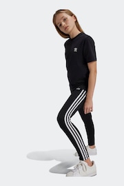 adidas Black Kids Adicolor Leggings - Image 5 of 6