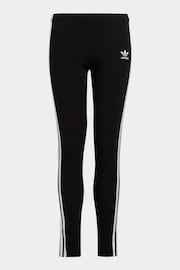 adidas Black Kids Adicolor Leggings - Image 6 of 6