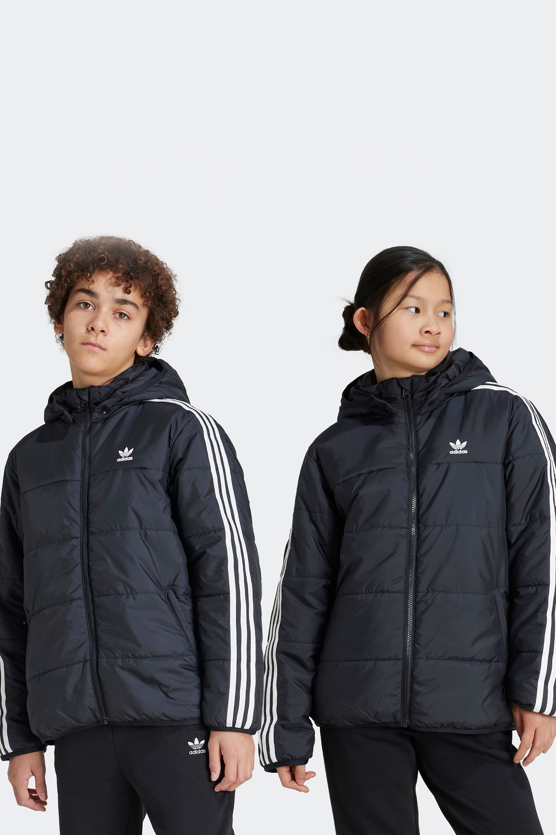 Buy adidas Black Adicolor Padded Jacket Kids from Next Luxembourg