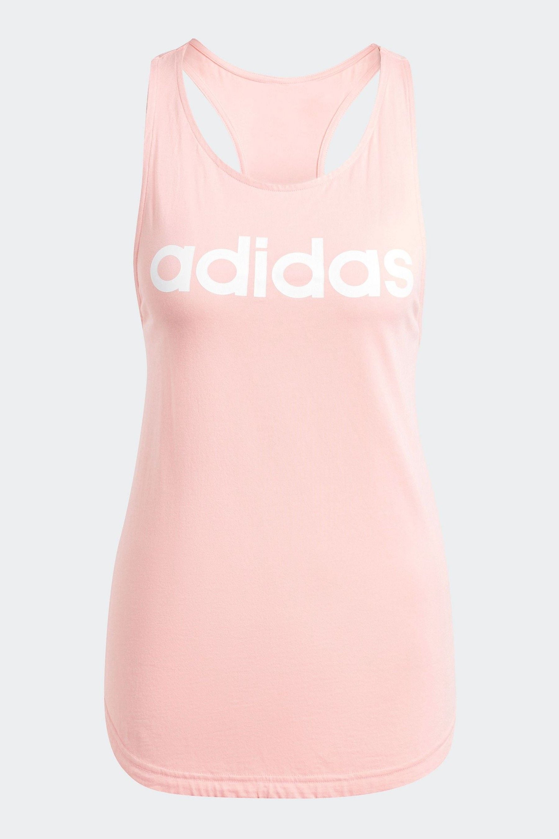 Buy adidas Light Pink Sportswear Essentials Loose Logo 100 Cotton Tank Top from Next Luxembourg