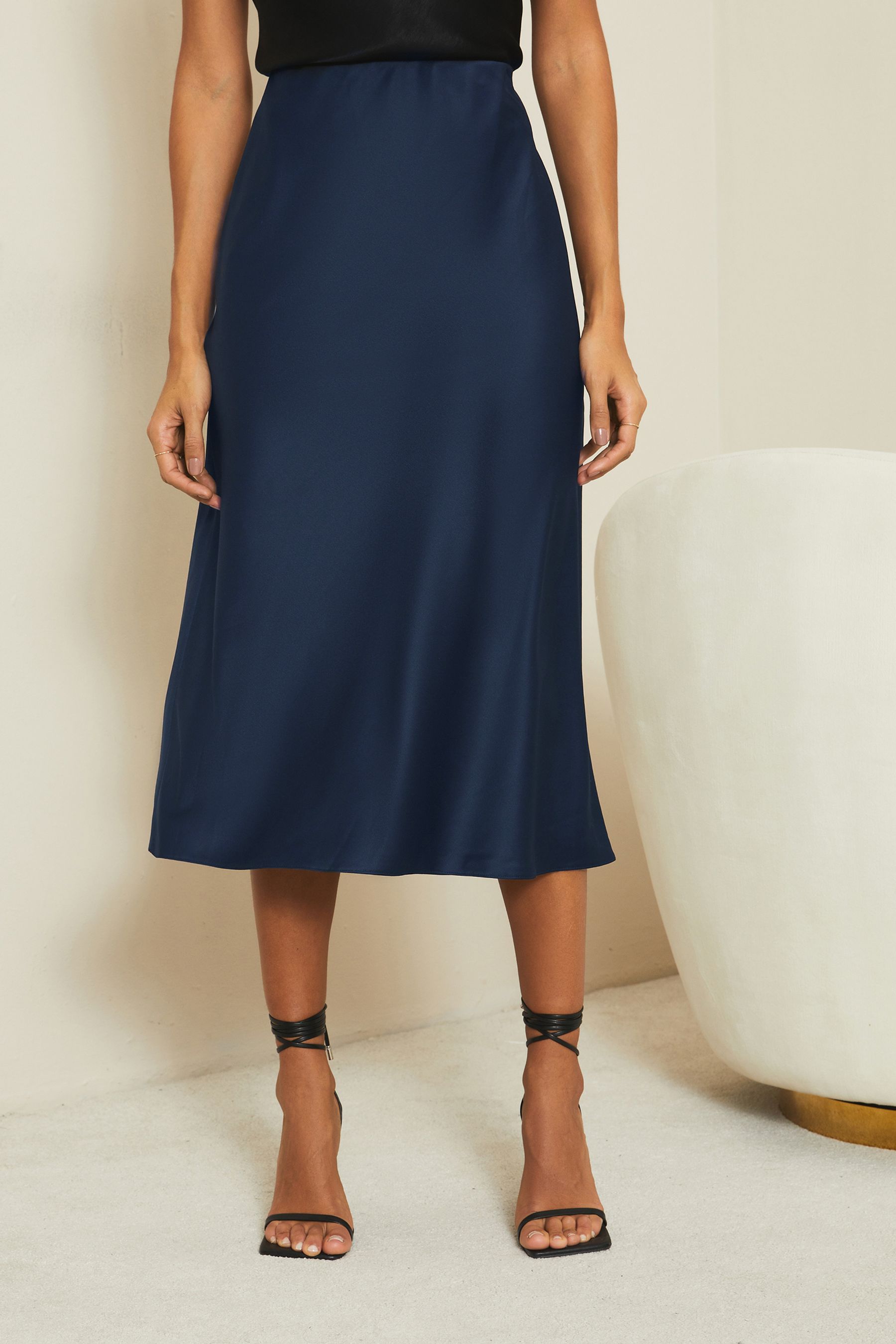 Bias cut midi skirt nz outlet