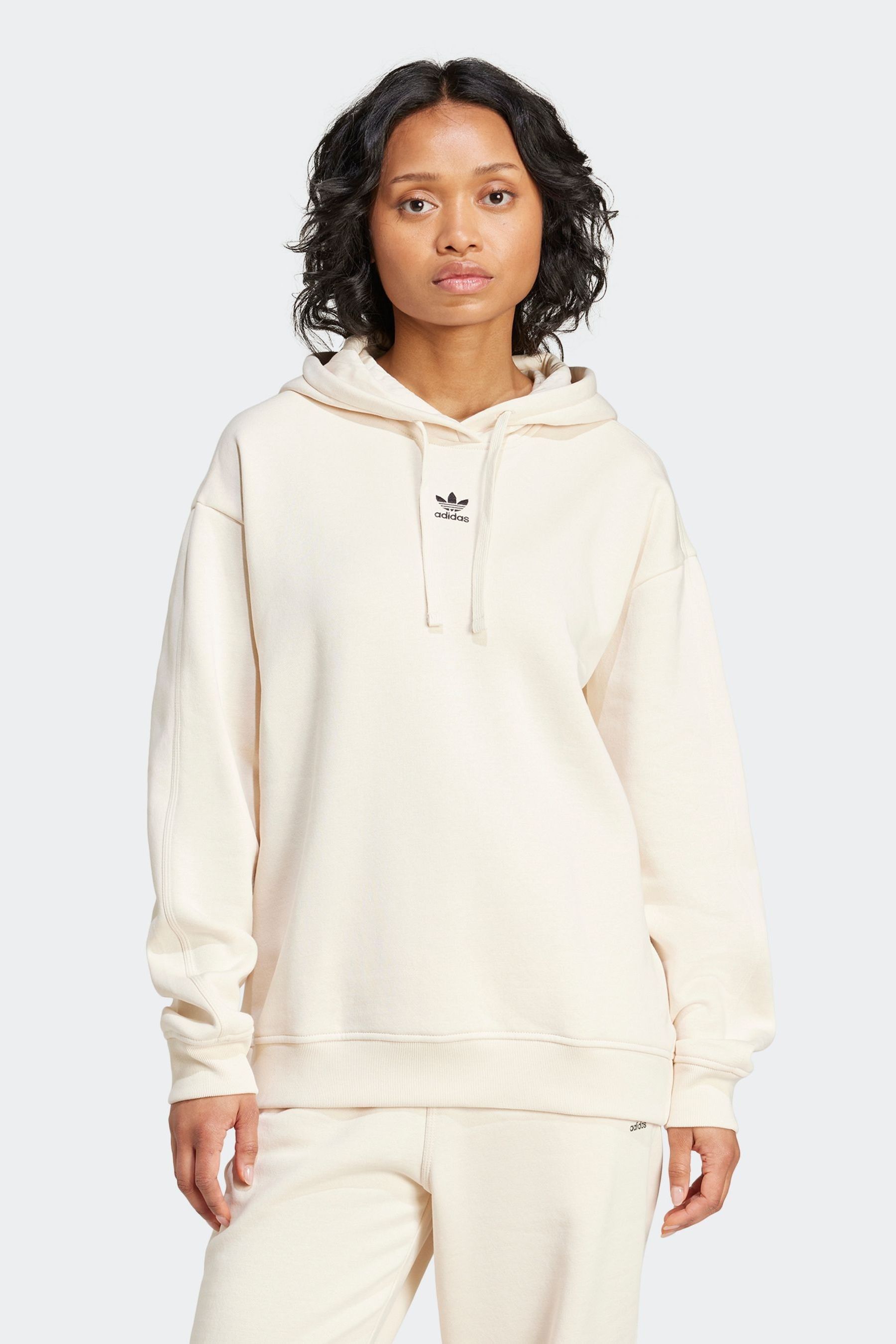 adidas White Essentials Hoodie