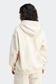 adidas White Essentials Hoodie - Image 2 of 6