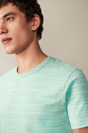 Mint Green Marl Textured T-Shirt - Image 1 of 2