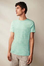 Mint Green Marl Textured T-Shirt - Image 3 of 7