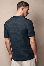 Charcoal Grey Texture T-Shirt - Image 4 of 8