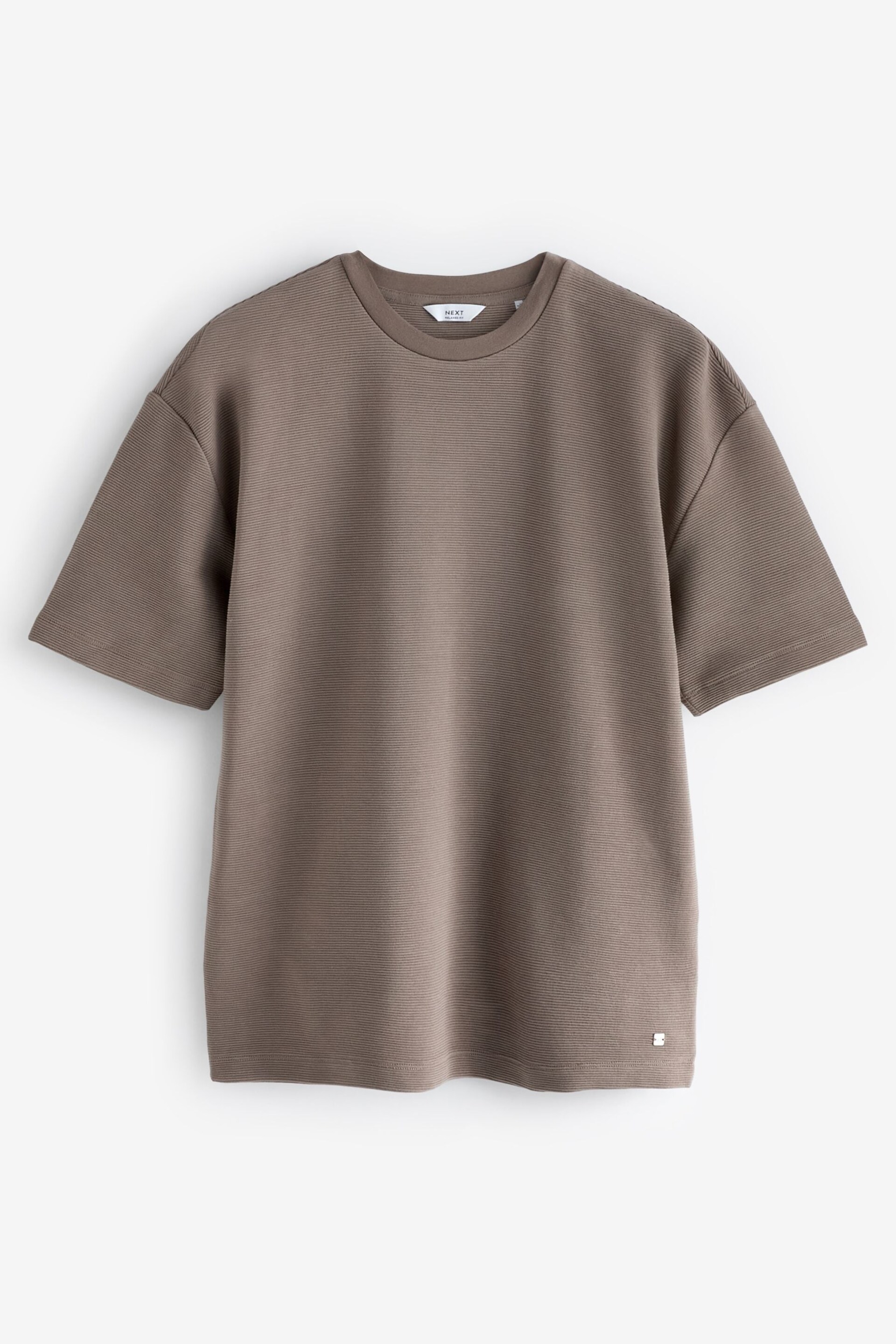 Brown Relaxed Fit Graphic Heavyweight T-Shirt - Image 4 of 6