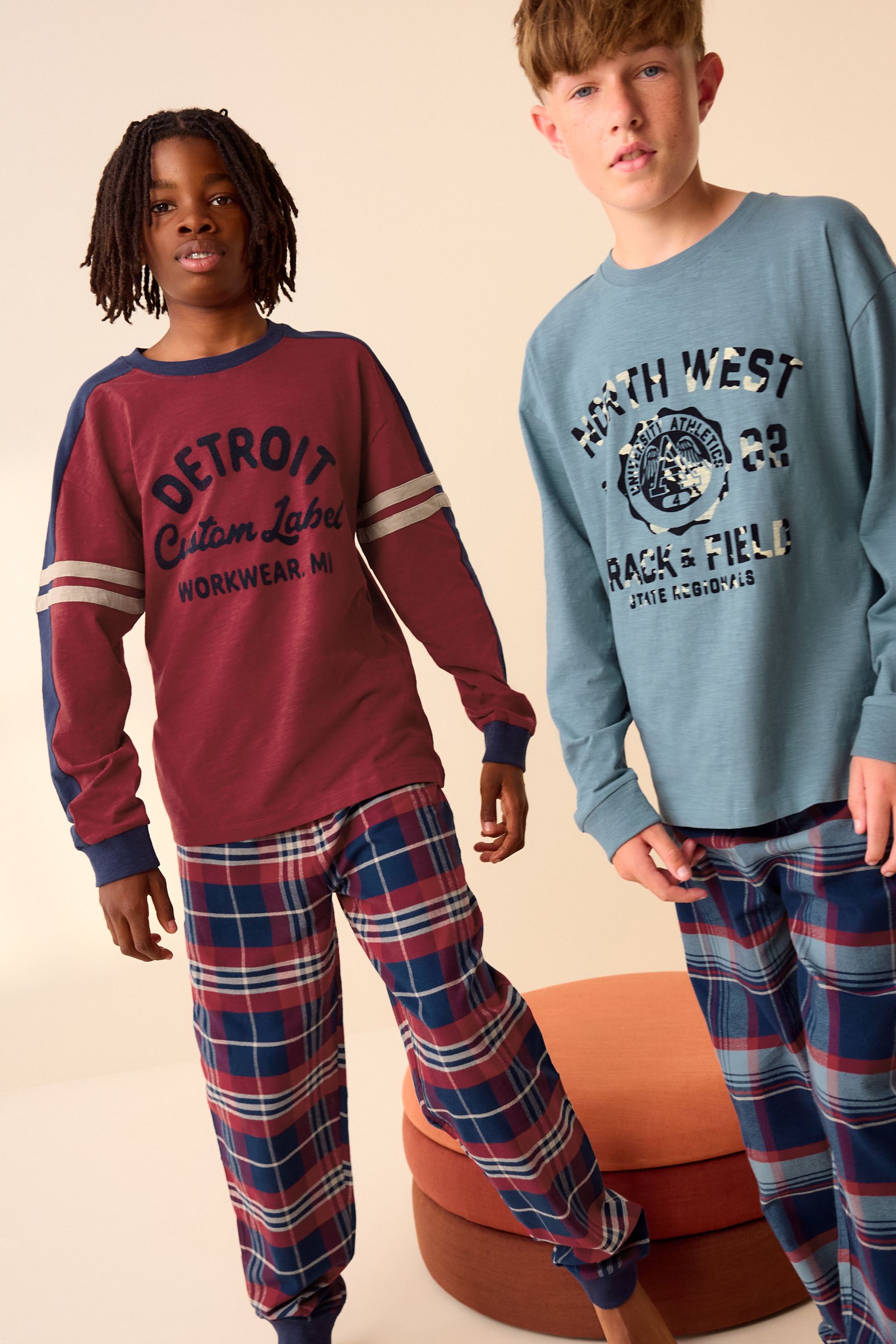 Woven cotton pyjamas on sale