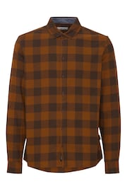 Blend Brown Boxy Check Long Sleeve Shirt - Image 5 of 5