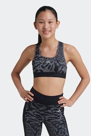 adidas Grey Power React Sports Bra - Image 4 of 7