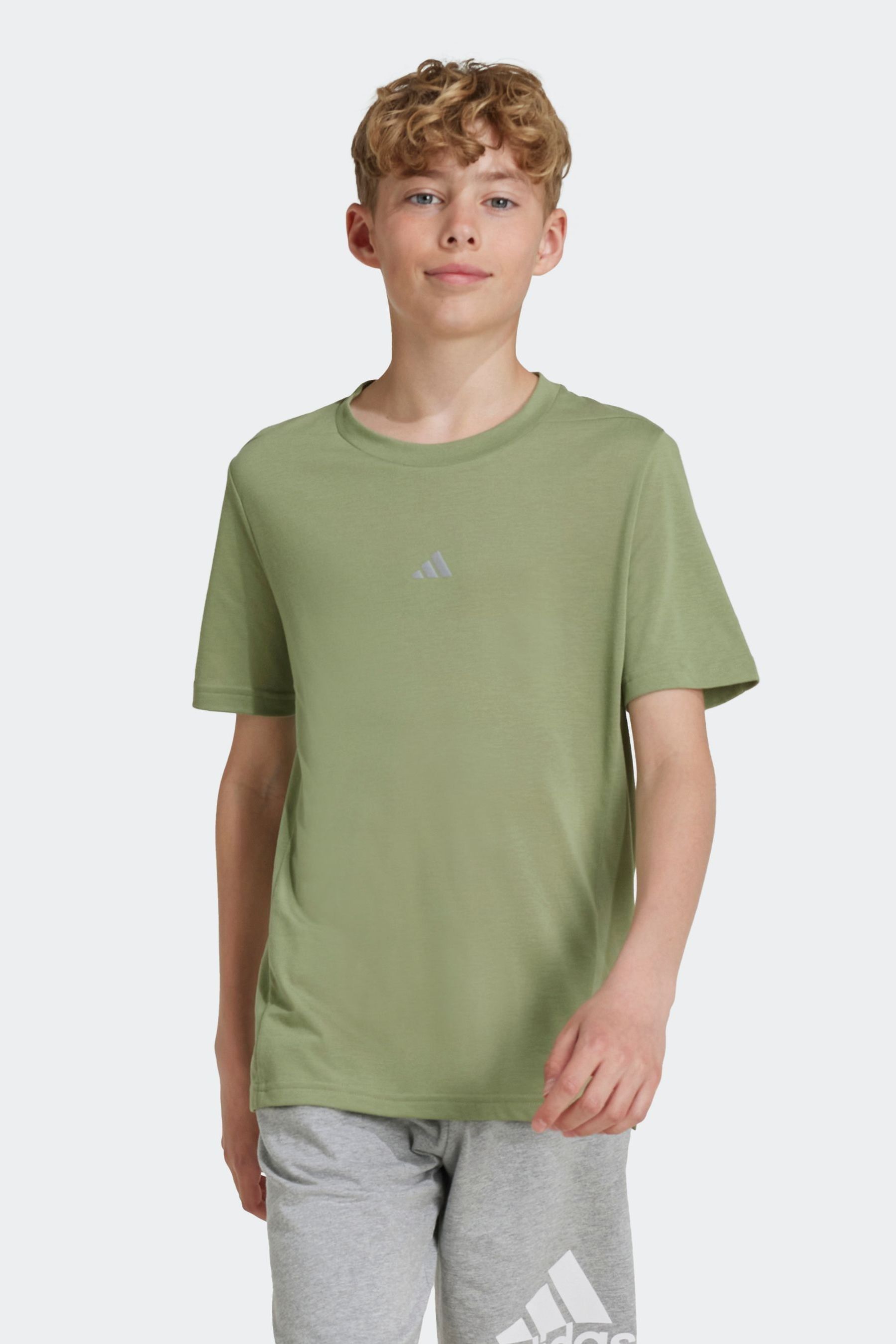 Adidas green t shirt online