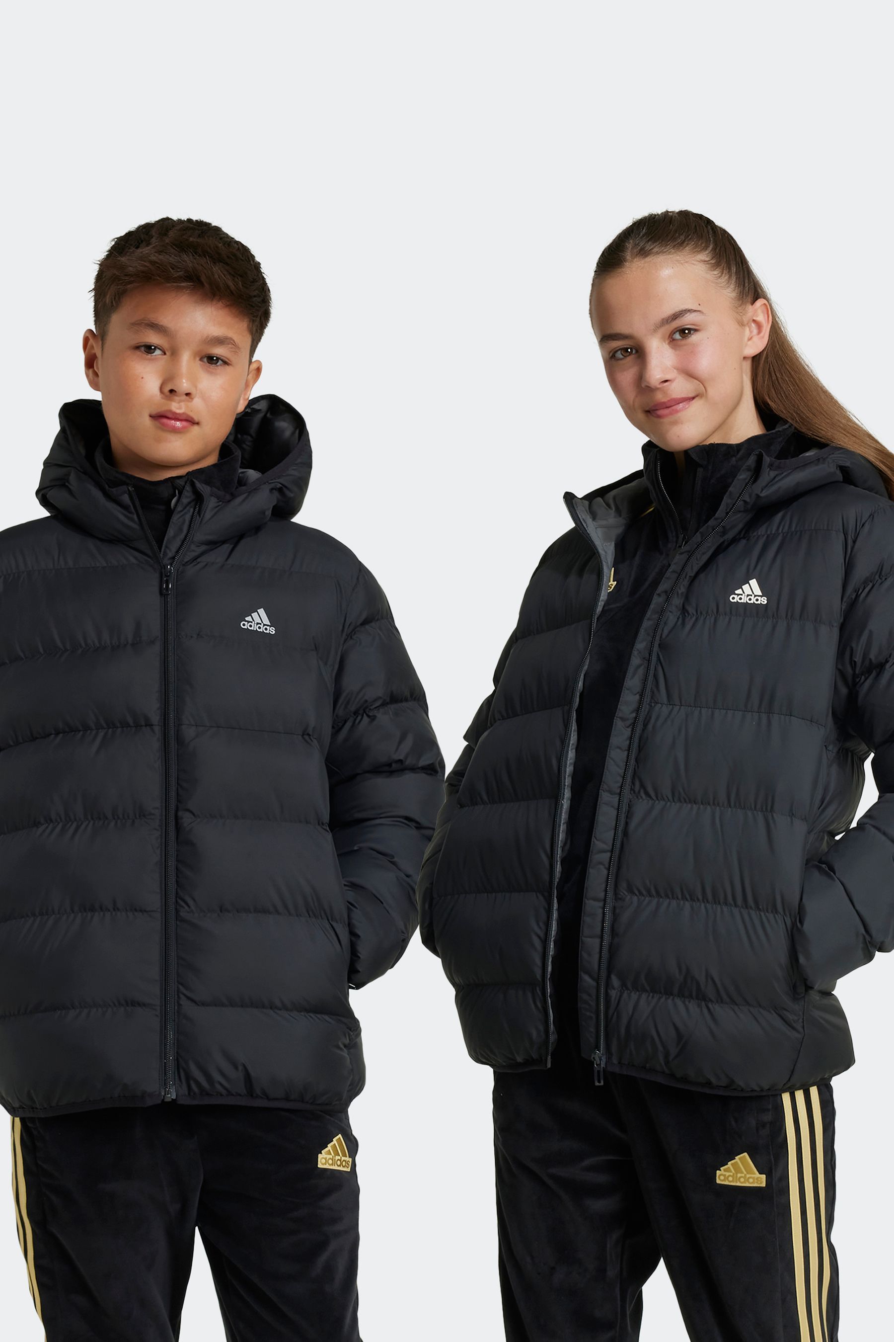 Adidas Black Junior Padded Jacket