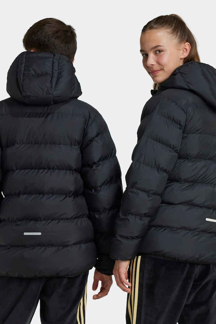 Adidas Black Junior Padded Jacket - Image 2 of 8